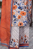 Linen Wintry by HZ Textiles Printed Linen Suit Unstitched 3 Piece LWP-1303 - Winter Collection