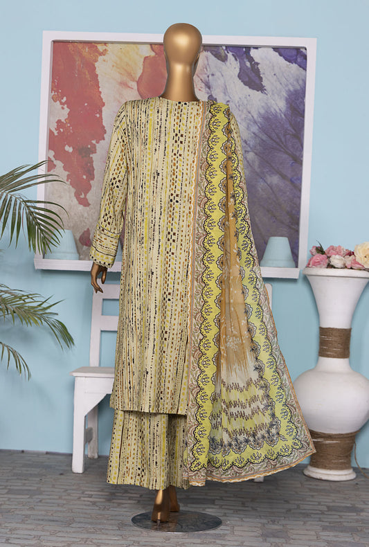 Linen Wintry by HZ Textiles Printed Linen Suit Unstitched 3 Piece LWP-1309 Vol-3 - Winter Collection