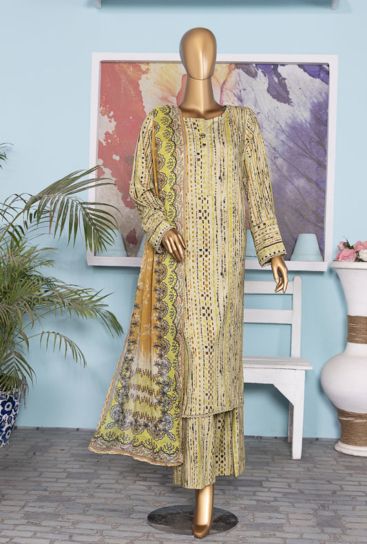 Linen Wintry by HZ Textiles Printed Linen Suit Unstitched 3 Piece LWP-1310 Vol-3 - Winter Collection