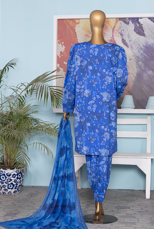 Linen Wintry by HZ Textiles Printed Linen Suit Unstitched 3 Piece LWP-1311 Vol-3 - Winter Collection