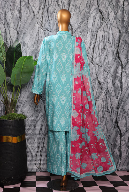 Linen Wintry by HZ Textiles Printed Linen Suit Unstitched 3 Piece LWP-1313 Vol-3 - Winter Collection
