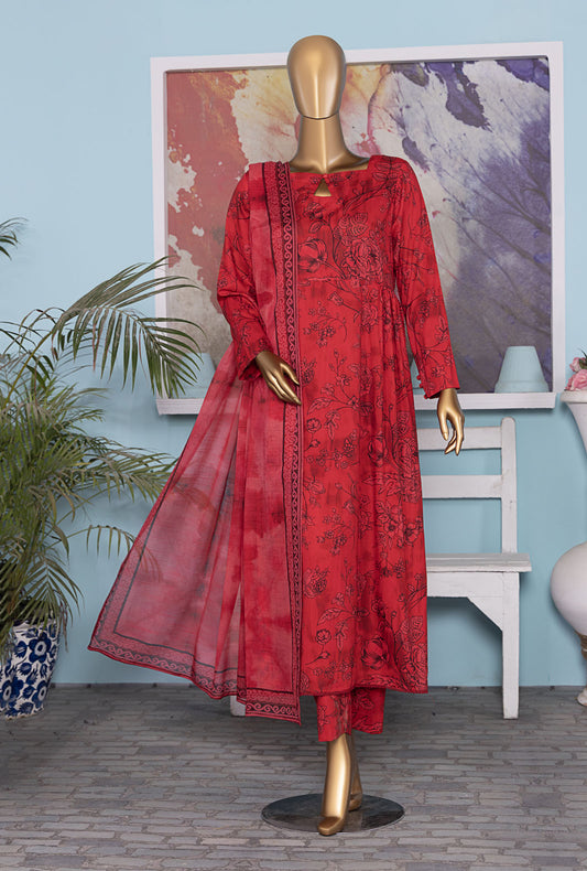 Linen Wintry by HZ Textiles Printed Linen Suit Unstitched 3 Piece LWP-1314 Vol-3 - Winter Collection