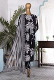 Linen Wintry by HZ Textiles Printed Linen Suit Unstitched 3 Piece LWP-1317 - Winter Collection