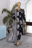Linen Wintry by HZ Textiles Printed Linen Suit Unstitched 3 Piece LWP-1317 - Winter Collection