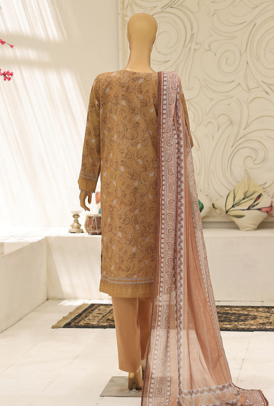 Mehak by HZ Textiles Embroidered Lawn Suit Unstitched 3 Piece MCE - 3165