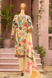 Meenakari by HZ Textiles Embroidered Lawn Suit Unstitched 3 Piece MEC - 1006
