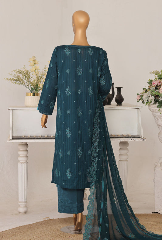 Mayaar by HZ Textiles Embroidered Linokara Suit Unstitched 3 Piece MEC - 7037