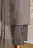 Mayaar by HZ Textiles Embroidered Linokara Suit Unstitched 3 Piece MEC - 7038