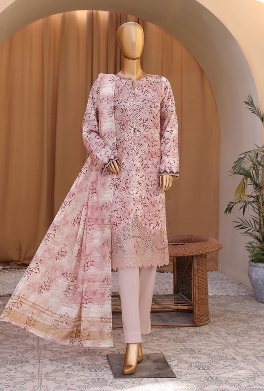 3 Piece Unstitched - Mahee Embroidered Lawn Suit MEJ-900