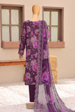 Mystic Floral by HZ Textiles Embroidered Lawn Unstitched 3 Piece Suit MFE - 3274