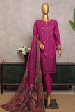 Majestic by HZ Textiles Embroidered Jacquard Suit Unstitched 3 Piece MJE-14 - Summer Collection