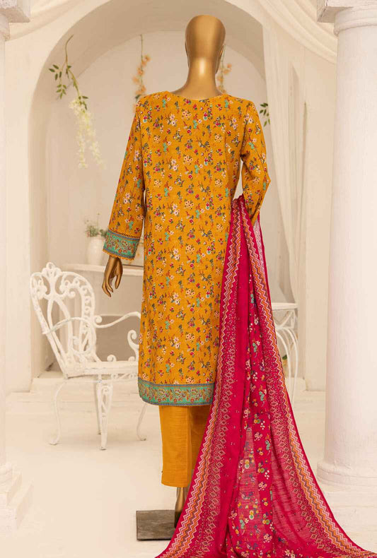 3 Piece Unstitched - Meraki Khaddar Embroidered - MKE-18