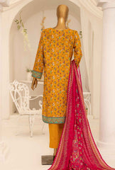 3 Piece Unstitched - Meeraki Khaddar Embroidered - MKE-18