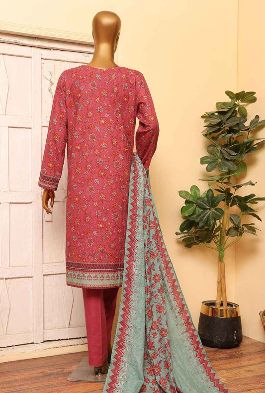 3 Piece Unstitched - Meraki Khaddar Embroidered - MKE-19