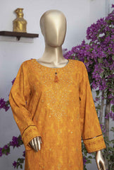 3 Piece Unstitched - Meeraki Khaddar Embroidered - MKE-33