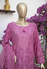 3 Piece Unstitched - Meeraki Khaddar Embroidered - MKE-34