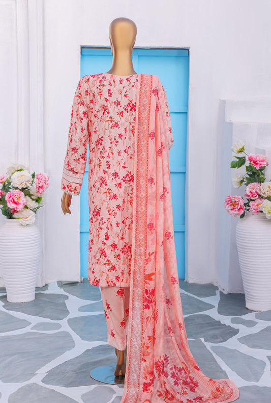 Mother by HZ Textiles Embroidered Linen Suit Unstitched 3 Piece MLE - 1394