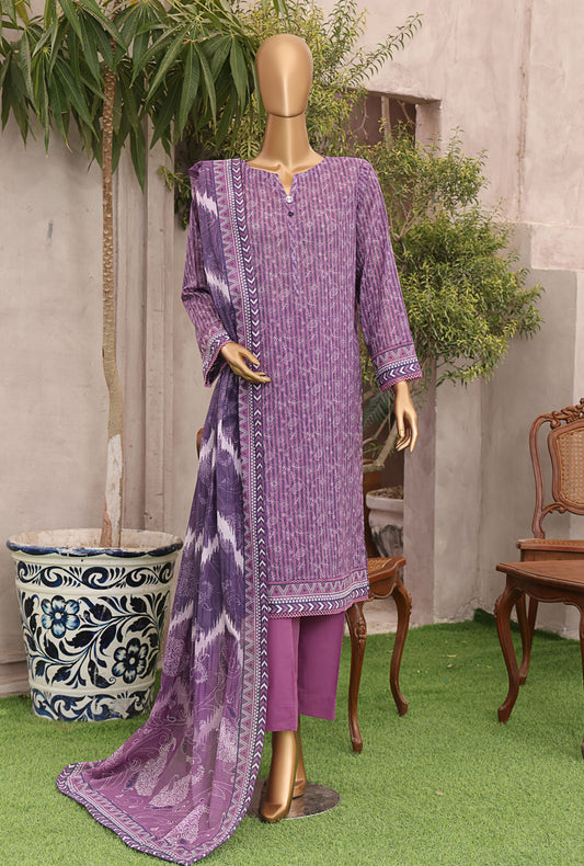 Magic In Prints by HZ Textiles Digital Printed Lawn Suit Unstitched 3 Piece MPC-568 Vol 03 - Summer Collection