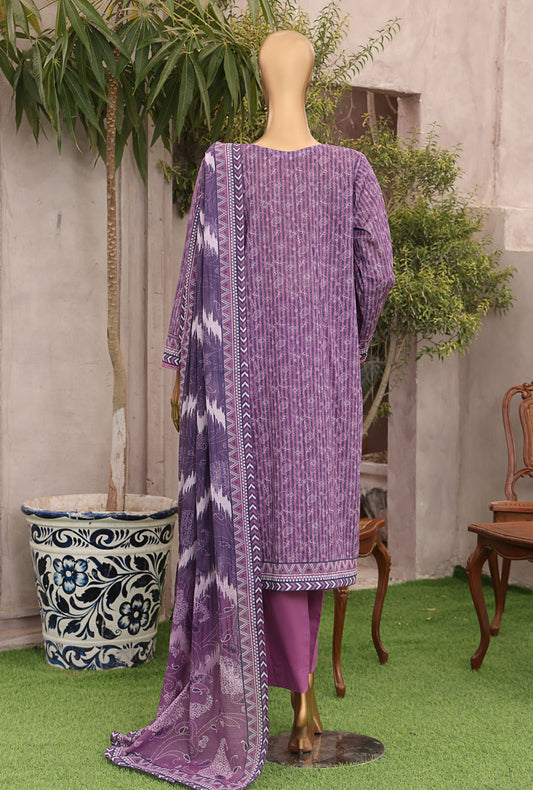 Magic In Prints by HZ Textiles Digital Printed Lawn Suit Unstitched 3 Piece MPC-568 Vol 03 - Summer Collection