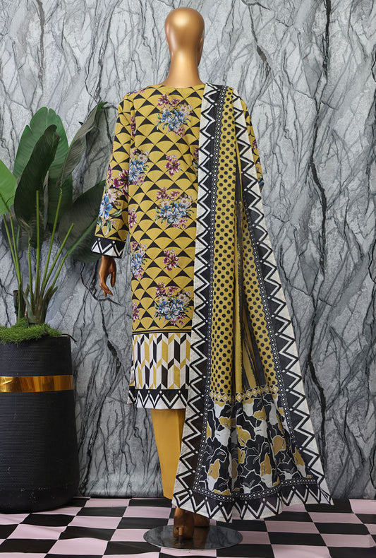 Magic In Prints by HZ Textiles Digital Printed Lawn Suit Unstitched 3 Piece MPC-577 Vol 02 - Summer Collection