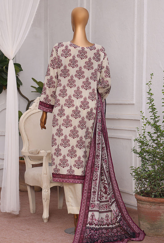 Magic In Prints by HZ Textiles Digital Printed Lawn Suit Unstitched 3 Piece MPC-578 - Summer Collection