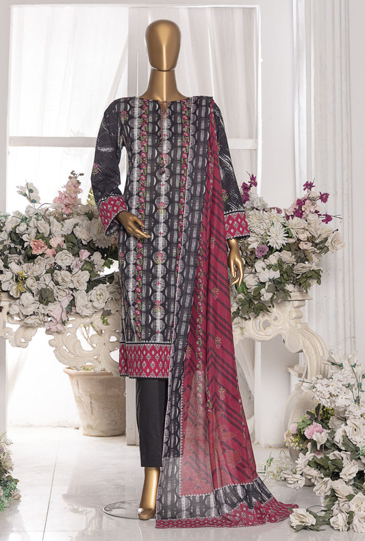 Magic In Prints by HZ Textiles Digital Printed Lawn Suit Unstitched 3 Piece MPC-579 Vol 03 - Summer Collection
