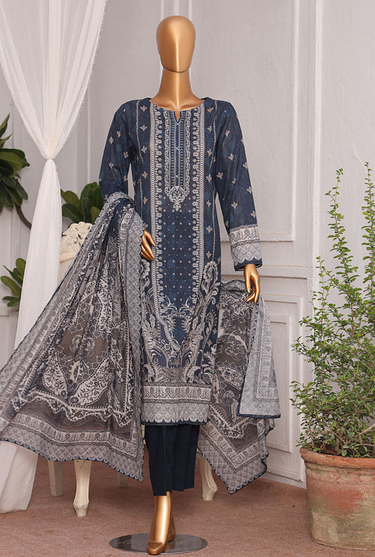 Magic In Prints by HZ Textiles Digital Printed Lawn Suit Unstitched 3 Piece MPC-583 Vol 02 - Summer Collection