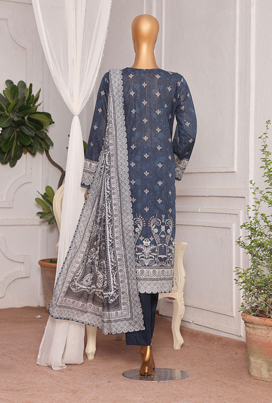 Magic In Prints by HZ Textiles Digital Printed Lawn Suit Unstitched 3 Piece MPC-583 Vol 02 - Summer Collection