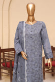 Meeras by HZ Textiles Embroidered Lawn Suit Unstitched 3 Piece MPE - 1082
