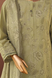 Meeras by HZ Textiles Embroidered Lawn Suit Unstitched 3 Piece MPE - 1083