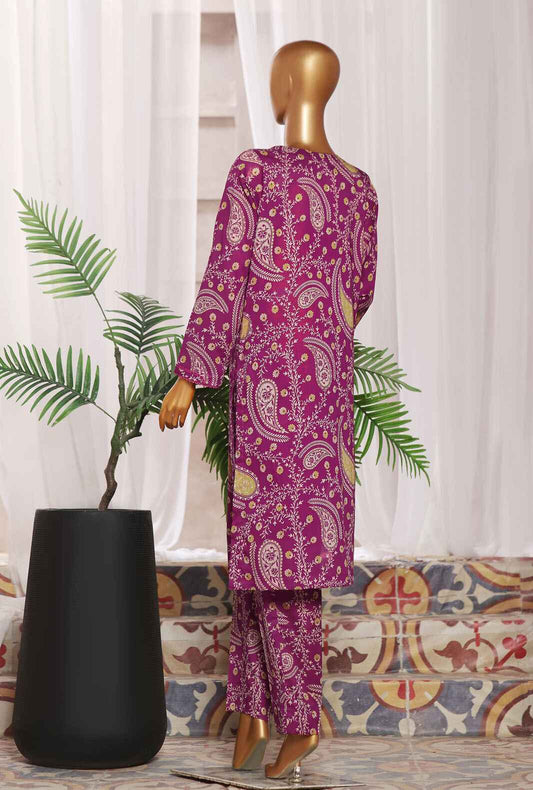 2 Piece Unstitched - Co-Ords Mid Summer Digital Printed Suit - MSC-1052