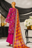 Thread & Needle by HZ Textiles Printed Cambric Suit Stitched 3 Piece POEL-3P-011 Multi Magenta