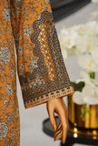 Thread & Needle by HZ Textiles Printed Cambric Suit Stitched 3 Piece POEL-3P-008 Mustard