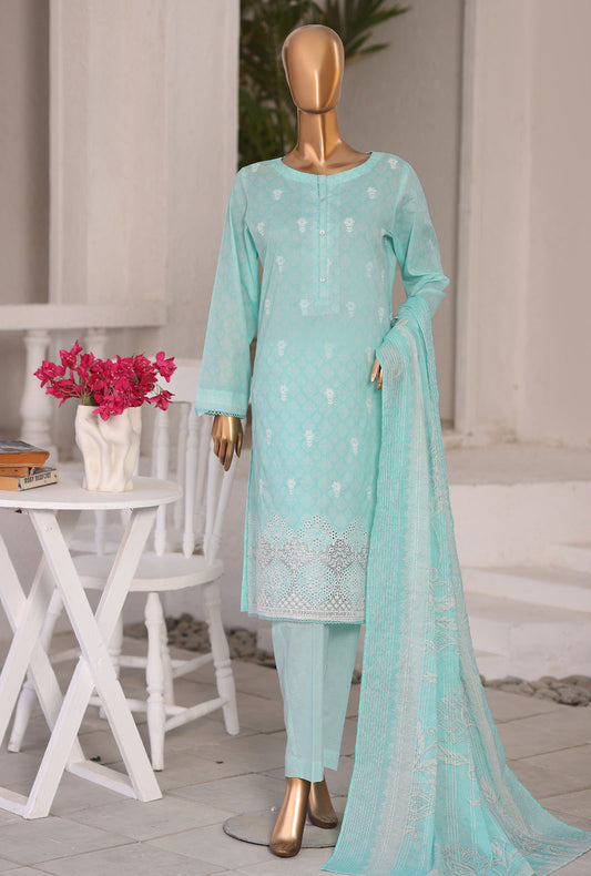 Nakshkari by HZ Textiles Embroidered Lawn Suit Unstitched 3 Piece NEC-1041