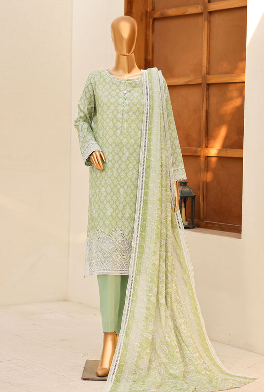 Nakshkari by HZ Textiles Embroidered Lawn Suit Unstitched 3 Piece NEC-1042