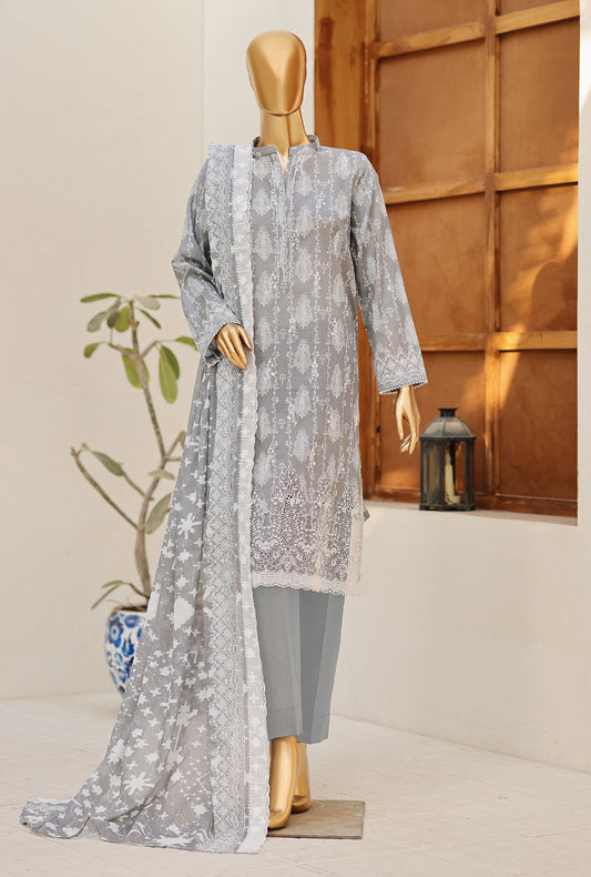 Nakshkari by HZ Textiles Embroidered Lawn Suit Unstitched 3 Piece NEC-1211
