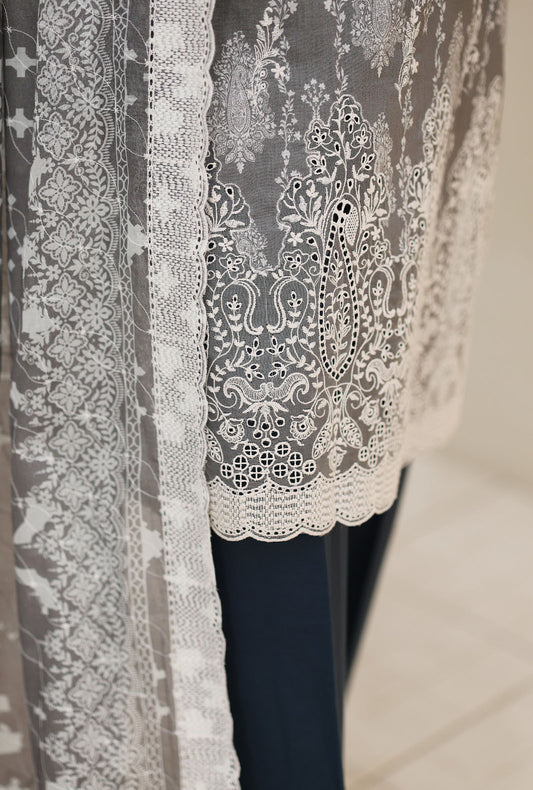 Nakshkari by HZ Textiles Embroidered Lawn Suit Unstitched 3 Piece NEC-1211