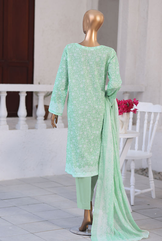 Nakshkari by HZ Textiles Embroidered Lawn Suit Unstitched 3 Piece NEC-1212