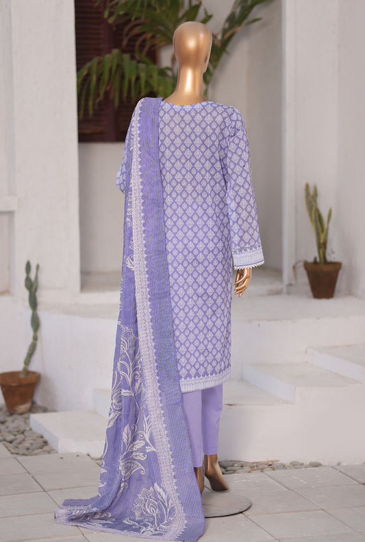 Nakshkari by HZ Textiles Embroidered Lawn Suit Unstitched 3 Piece NEC-1213