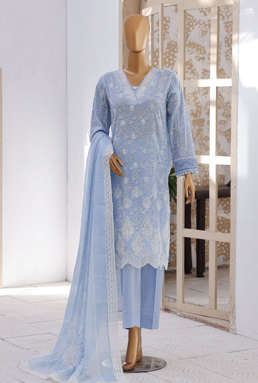 Nakshkari by HZ Textiles Embroidered Lawn Suit Unstitched 3 Piece NEC-1218 Vol 03