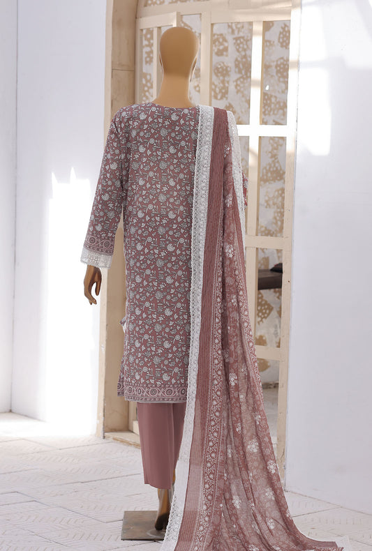 Nakshkari by HZ Textiles Embroidered Lawn Suit Unstitched 3 Piece NEC-1219 Vol 03