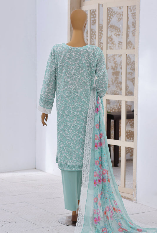 Nakshkari by HZ Textiles Embroidered Lawn Suit Unstitched 3 Piece NEC-1221 Vol 03