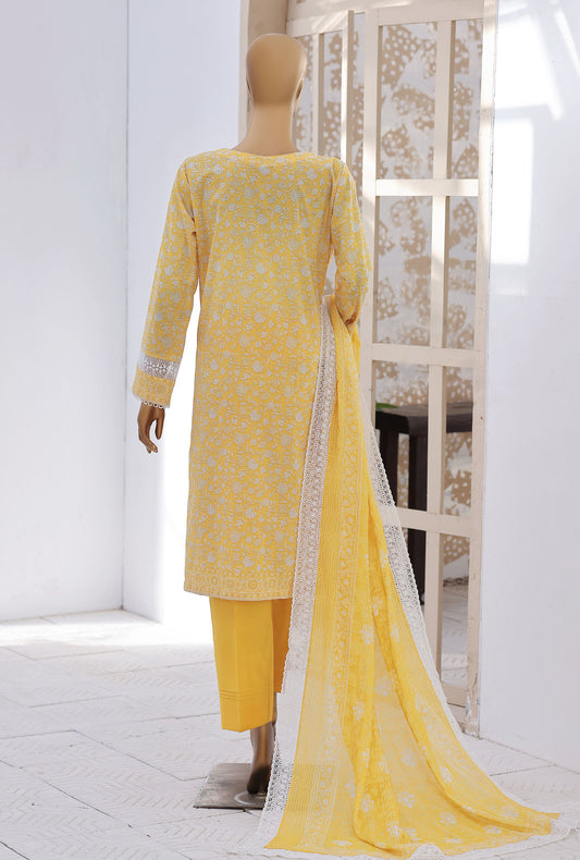 Nakshkari by HZ Textiles Embroidered Lawn Suit Unstitched 3 Piece NEC-1222 Vol 03