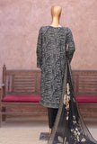 Naubahar by HZ Textiles Embroidered lawn Suit Unstitched 3 Piece  NEC - 3158