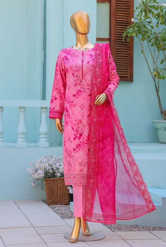 Ninokara by HZ Textiles Embroidered Jacquard Suit Unstitched 3 Piece NJE-7001