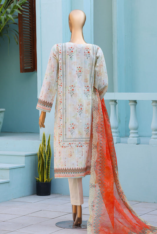 Ninokara by HZ Textiles Embroidered Jacquard Suit Unstitched 3 Piece NJE-7004