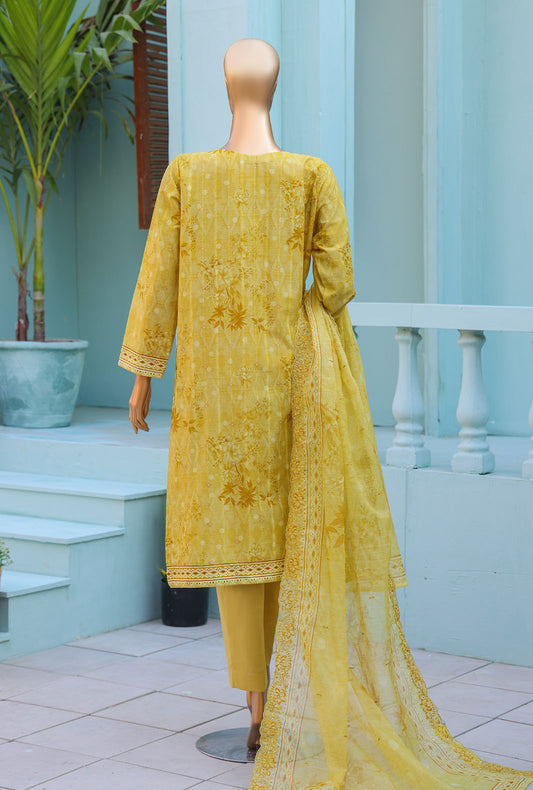 Ninokara by HZ Textiles Embroidered Jacquard Suit Unstitched 3 Piece NJE-7005