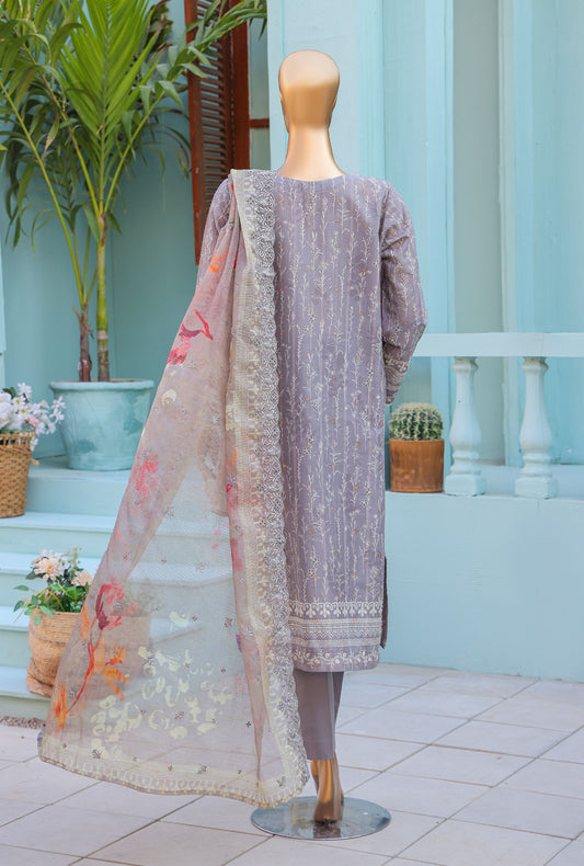 Ninokara by HZ Textiles Embroidered Jacquard Suit Unstitched 3 Piece NJE-7009