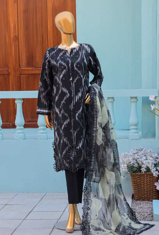 Ninokara by HZ Textiles Embroidered Jacquard Suit Unstitched 3 Piece NJE-7010