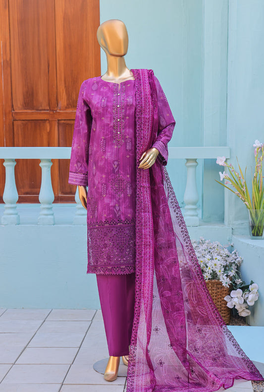 Ninokara by HZ Textiles Embroidered Jacquard Suit Unstitched 3 Piece NJE-7011